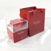 Caixa de Presente de Joias Liquidação de Natal e Dia dos Namorados Caixa de Joias de Acrílico Transparente Caixa Conjunto Multifuncional para Colar, Pingente, Anel