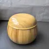 Venta al por mayor del fabricante Amazon Contenedor de Bambú Ensamblado de Bambú Todo Nanmu con Tapa Alta, Contenedor de Piezas de Ajedrez Nanmu, Contenedor de Go, Caja de Go