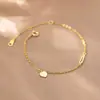Pulseira de Alfinete de Segurança em Formato de Coração para Mulheres, Prata de Lei S925, Estilo Fresco e Natural, Joia Elegante de Alta Qualidade Versátil e da Moda