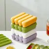 Formas de Gelo de Verão, Cubos de Gelo Longos Fáceis de Remover, Forminhas de Sorvete para Comida de Bebê, Formas de Tijolos de Gelo Domésticas, Atacado do Fabricante