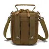 Bolsa de Ombro Leve para Montanhismo e Ciclismo com Camuflagem Militar para Uso Externo, Bolsa Mensageiro, Bolsa de Armazenamento Digital, Pequena Bolsa de Pendurar à Prova d'Água