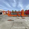 Exportación transfronteriza de transportadores de automóviles con elevación hidráulica de 2 y 3 ejes, transportadores de automóviles con elevación de husillo y vehículos tipo jaula