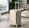 Maleta expandible de cinco ruedas de gran capacidad con apertura lateral para hombres y mujeres, Maleta de ruedas para equipaje facturado con candado de combinación, Maleta de viaje de 28 pulgadas
