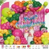 Conjunto de Balões de Aniversário em Espanhol Amazon Transfronteiriço Decoração de Fundo Cortina de Chuva Conjunto de Arco de Balões para Festa
