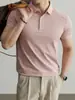 Hengyuanxiang Proteção Solar 10A Antibacteriano Seda Gelada Algodão Modal Camiseta de Manga Curta para Homem 2026 Chegada Nova de Verão Camisa Polo Masculina