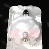 Acessórios SM, pedra preciosa, laço, sino, pompom, plug anal, treinamento de corte traseiro, brinquedo sexual adulto, clipe de mamilo, plug anal integrado