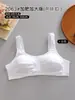 Ropa Interior para Mujer Tallas Grandes de Comercio Exterior Algodón Puro Sujetador sin Aros Cierre Trasero Absorción de Impactos Soporte Banda Cómoda para Lactancia
