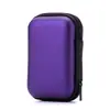 Bolsa de Almacenamiento Transfronteriza Dura de EVA, Resistente a la Presión, Universal para Cables de Datos, Memorias USB, Auriculares, Caja de Almacenamiento Multifuncional con Cremallera