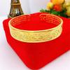 Vietnam Shajin Nuevo Brazalete para Mujer de 12 Patrones Anchos Abierto Brazalete de Seis Caracteres Palabras Verdaderas Joyería de Moda Estilo Étnico