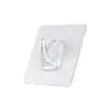 Gancho de Cuerno Transparente Fuerte Sin Rastro Sin Clavos Sin Taladrar Baño Cocina Colgar Ropa Gancho Adhesivo Gancho Venta al por Mayor