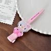 Sanrio Hello Kitty Grampo de cabelo Bico de pato Grampo de cabeça Franja lateral Grampo de cabelo quebrado Acessórios de cabelo fofos e doces 2025 Novo estilo