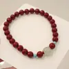 Pulsera de Bolsa de la Suerte Cinabrio Personalización Billetera Hombres y Mujeres Arena Dorada Morada Pulsera de Bolsa de la Suerte Pulsera Colgante Artículos de Transmisión en Vivo Fuente de Suministro Dropshipping