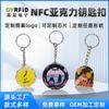 Chaveiro de Acrílico Cartão de Acesso Ic Cartão Inteligente Nfc Cartão de Quarto de Hotel Propriedade Comunitária Formato Especial Personalizado Modelo Quente