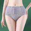 Pantalones cortos moldeadores finos transpirables con botones de tiro bajo para mujer, para control de abdomen, modelado posparto, levantamiento de glúteos, ajustados