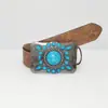 Comercio Exterior Europa y Estados Unidos Nuevo Estilo Retro de Corte Piedras Preciosas Incrustadas Cinturón Ancho Decorativo para Ropa de Mujer Cinturón Antiguo para Mujer