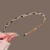 Tiara de Strass de Alta Qualidade para Mulheres, Preta, Fina, Presilha de Cabelo, Temperamento Super Fada, Acessório de Cabelo Tiara Retrô, Novo Estilo 2026