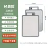 Tabla de cortar de acero inoxidable de doble cara gruesa con logotipo personalizado OEM, tabla de cortar de plástico, tabla de cortar de paja de trigo, suministro directo de fábrica