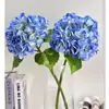Hidratante Tacto en Mano Jacinto Hortensia Grande Flor Artificial Flor de Seda Flor Falsa Decoración de Sala de Estar Boda Boda Hogar Decoración Suave