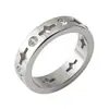 Estilo Coreano para Mujer con Incrustaciones de Diamantes 25 Años Nuevo Más Vendido Estilo Celebridad de Internet Corte y Pegado Anillo Pulsera de Circonia Moda y Versátil