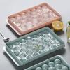 Nuevo molde para hacer cubitos de hielo de 33 rejillas, artefacto para hacer bolas de hielo, caja de hielo para cubitos de hielo congelados de grado alimenticio para el hogar, venta al por mayor