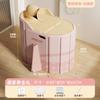 Tina de Baño Plegable con Diseño Elevado, No Requiere Instalación, Modelo Nuevo para Adultos, Tina Profunda para Uso en Casa