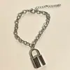 Pulsera de Cadena Estilo Hong Kong Europeo y Americano para Mujer Estilo Coreano Personalizado Recortado Simple Aleación Pulsera Pulsera para Estudiante