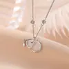 Yiluyin Plata de Ley S925 Nuevo Estilo Chino Colgante de Calcedonia Collar de Bolsa de la Suerte con Borla de Moneda de Cobre, Cadena para Clavícula Versátil de Gama Alta