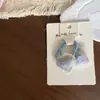 Nuevo Clip para el Cabello Pinza para el Cabello Pinza de Presión Banda Elástica de Estrellas Corazones de Encaje Azul a Cuadros para Niños