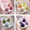 Set de Esponjas de Maquillaje en Caja de 4 Compartimentos en Stock, Sin Látex, Ultra Suave, No Absorbe Polvo, Doble Uso para Maquillaje Seco y Húmedo, Al Por Mayor