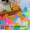 Fornecimento Transfronteiriço de Miniaturas de Animais Mistos, Acessórios de Resina DIY, Acessórios de Grampo de Cabelo Artesanais para Casa de Bonecas Atacado
