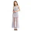 Vestido de Lentejuelas Largo de los Años 20 Sexy Sin Mangas Bordado Retro Europeo y Americano Gatsby Vestido de Noche Producto Nuevo Dropshipping