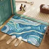 Alfombrilla de Piso Absorbente para Baño de Barro de Diatomeas con Relieve Transfronteriza, Resistente a Manchas, Antideslizante, Secado Rápido, Felpudo para Entrada de Baño, Fácil de Cuidar