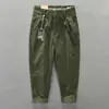 Z301 Pantalones Cargo Casuales de Color Puro para Hombre Otoño e Invierno Nuevos Dropshipping