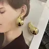 Pendientes de Gota de Agua Huecos de Gama Alta, Pendientes Transfronterizos Europeos y Americanos para Mujer, Diseño de Nicho Personalizado de Moda, Pendientes y Accesorios Geniales