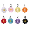 Patches de Tecido Bordados para Atacado, Patches Bordados por Computador, Patches de Flores Multicor Fofos Ultra-Pequenos para Decoração de Roupas