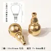 Conjunto de Conectores de Três Vias em Liga de Cobre Banhada a Ouro Eixos Universais Contas Acessórios DIY Artesanato para Pulseiras Coleção