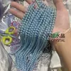 Colar de Pérola de Imitação Swaruo Cristal Pérola Pulseira DIY de Cristal Colar Brincos Acessórios de Cabelo Acessórios