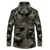 Camisa de Trabajo Camuflaje Versátil Nueva de Otoño para Hombre Chaqueta Holgada para Exteriores Exclusiva Transfronteriza para Amazon A823