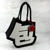 Bolso Creativo de Tela No Tejida con Diseño de Carácter Chino, Elegante y Ligero, Bolso de Fieltro Versátil para Llevar en la Mano y Cruzado
