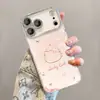 Funda Rota Estrella Gato Pulsera para Apple 17 Pro Max iPhone 15 Linda 16 Niñas 14 Coreana 13