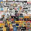 100 Piezas Estilo Beatles 1. Roca. Pegatinas de Graffiti. Pegatinas Impermeables DIY para Guitarra, Cuaderno, Equipaje