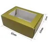 Caja de Papel para Empacar Marrón Caja para Empaquetar Jabón Hecho a Mano Caja Pequeña con Ventana para Joyería Caja para Aceites Esenciales Caja de Cartón Blanca Caja de Avión Lista para la Venta Al Por Mayor Otros