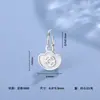 Plata Pura 999 Calabaza de Paz y Alegría Lingote Bolsa de la Suerte Colgante Accesorios para Manualidades con Cuentas