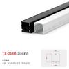 Perfil de Aluminio para Luz Lineal, Canaleta de Aluminio para Luz de Aleación de Aluminio, Canaleta de Aluminio para Luz Lineal, Luz Lineal de Techo de Doble Párpado, Canaleta de Aluminio para Luz Lineal