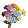 Hortensia Artificial Ángel de 2 Cabezas para Boda, Hotel, Decoración del Hogar, Paisajismo, Arreglo Floral, Arreglo de Flores de Hortensia Artificial