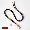 Cordão para Amuleto Buda Nó de Dragão Tecido à Mão Cordão para Pingente Thangka Corrente de Amuleto Budista Tailandês Corda de Pingente de Jade Ajustável Removível