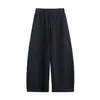 Pantalones de Chándal Azules Sueltos Estilo Americano para Hombres y Mujeres, Nuevas Llegadas Otoño/Invierno, Pantalones Deportivos Casuales con Cordón para Exteriores, Pantalones Casuales Rectos para Parejas