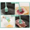 Pincel de Óleo de Silicone Churrasqueira Varredura de Óleo Doméstico Batedor de Ovos Manual Pequeno Raspador de Assar Pequena Espátula de Creme Colher de Silicone Colher de Medição