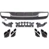 Adecuado para Mercedes-Benz Clase C (15-18) W205-C205 Sedán Deportivo de Cuatro Puertas Labio Trasero y Salida de Escape Mejorados Venta Directa de Fábrica