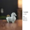 Adornos de Cerámica para Riqueza Inmediata, Nuevas Decoraciones de Escritorio de Caballo del Zodiaco Estilo Chino Atractor de Fortuna, Accesorios de Té, Decoración para Mesa de Té